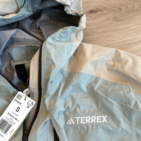 Adidas Terrex Xploric Rain RDY Hiking Jacket - Men's small - Picture 10 of 13